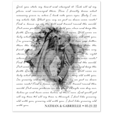 Lyrics Song -- Poster/ 16''x20'' -- Nathan & Gabrielle 05.21.22