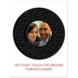 Gelato Poster 6x8 - Jared & Monika - Forever & Always