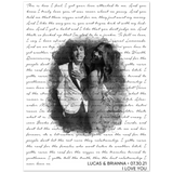 Lyrics -- Lucas & Brianna 07.30.21 -- 6x8 -- Gelato