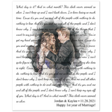 Gelato Matte Poster 16x20 - You & Me Jordan & Kaylee - 1st Year