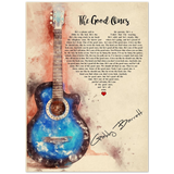 Lyrics -- The Good Ones (Gabby Barrett) -- 5x7 -- gelato