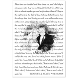 Lyrics -- Rodney & Stacy 04.19.2008 -- 28x40 -- Gelato