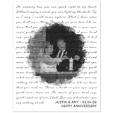 Lyrics -- Justin & Amy 03.04.06 -- 8x10 -- Gelato