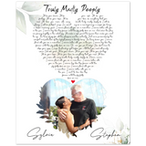 Lyrics Song -- Poster/ 8''x 10'' -- Stephen & Sylvia