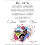 Lyrics Song -- Poster/ 8''x10'' -- Valeria Marcus