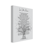 Canvas Slim Gelato 8x10 - Love Is The Answer - You Say