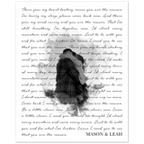 Lyrics -- Mason & Leah -- 8x10 -- Gelato