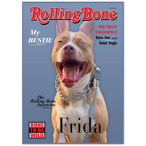 Dog Magazine Poster - Frida Style 4 - Gelato 20x28