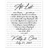 Gelato Poster 16x20 - At Last - Kelly & Chris