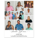 Dad Family -- Poster/ 16''x20'' -- Familia Gil vaca 1970 &1982