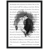 Gelato Framed 12x16 - Chris and Kayly - Thousand Years