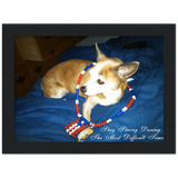 Print poster --  Stay Strong During -- Black framed 6x8 -- Gelato