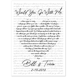 Lyrics -- Bill & Tricia 2/19/2010 -- 5x7 -- Gelato
