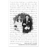 Lyrics -- Mark and Amy 01/16/1982 -- 11x17 -- Gelato