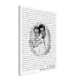 Lyrics Song -- Canvas 18"X24" -- My mom and I -- gelato