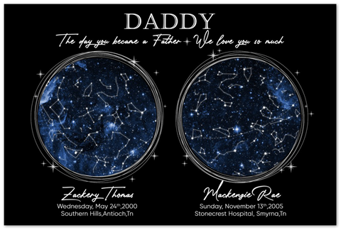 Daddy Prints -- Unframed 12''x18'' -- Zackery Thomas
