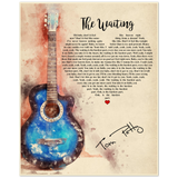 Lyrics -- The Waiting (Tom Petty) -- 8x10 -- Gelato