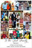Dad Family Love Prints -- Unframed  12''x18'' -- TO THE SUH FAMILY