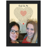 Lyrics -- Love, Your BIZ! -- Black framed 6x8 -- Gelato (new)