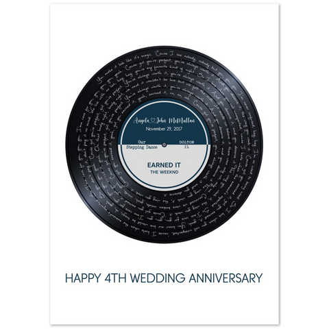 Vinyl -- Angela & John McMullan -- 20x28 -- Gelato