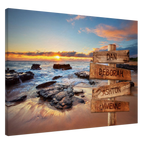 Name Street Sign -- Canvas 28"x40" -- Dan & Deborah