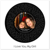 Music Song Record -- Unframed 12''x12'' -- Jada Cazares