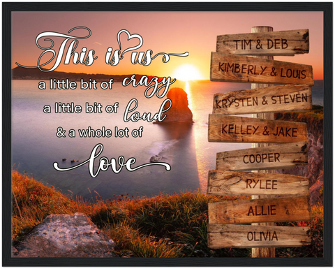 Name Street Sign --  16"x20" -- Tim & Deb