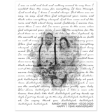 Lyrics Song -- Poster 18"x24" -- Randy and Sarah 2