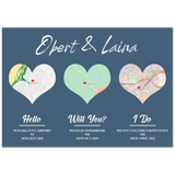 Love Anniversary -- Poster/ 28''x40'' -- Obert & Laina