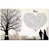 Lyrics -- Stay (Thirty seconds to mars) -- 11x17 -- gelato