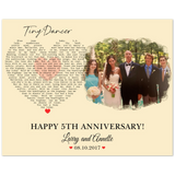 Lyrics Song -- Poster/ 8''x10'' -- Larry and Annette