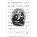 Music Lyrics Song -- Poster/ 11''x17'' -- Josh & Jackie -- gelato