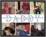 Father's Day Prints -- Black framed  16"x20" -- To The World -- gelato